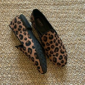 Born shoes leopard loafers 7.5 NWT